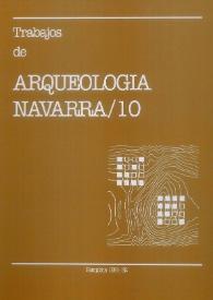 Portada:Trabajos de arqueología navarra. Núm. 10, 1991-1992