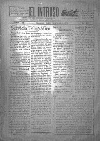 Portada:El intruso. Diario Joco-serio netamente independiente. Tomo IX, núm. 863, sábado 14 de junio de 1924