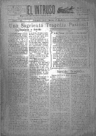 Portada:El intruso. Diario Joco-serio netamente independiente. Tomo IX, núm. 865, martes 17 de junio de 1924