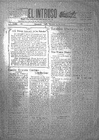 Portada:El intruso. Diario Joco-serio netamente independiente. Tomo IX, núm. 883, martes 8 de julio de 1924
