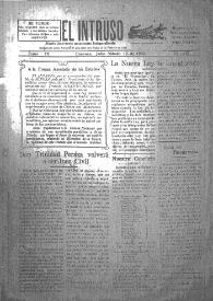 Portada:El intruso. Diario Joco-serio netamente independiente. Tomo IX, núm. 887, sábado 12 de julio de 1924