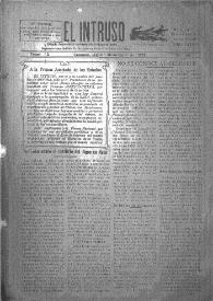 Portada:El intruso. Diario Joco-serio netamente independiente. Tomo X, núm. 906, domingo 3 de agosto de 1924