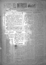 Portada:El intruso. Diario Joco-serio netamente independiente. Tomo X, núm. 913, martes 12 de agosto de 1924