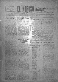 Portada:El intruso. Diario Joco-serio netamente independiente. Tomo X, núm. 928, viernes 29 de agosto de 1924