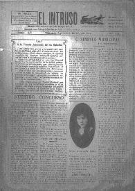 Portada:El intruso. Diario Joco-serio netamente independiente. Tomo X, núm. 931, martes 2 de septiembre de 1924