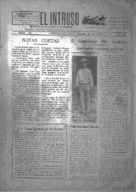 Portada:El intruso. Diario Joco-serio netamente independiente. Tomo X, núm. 952, domingo 28 de septiembre de 1924