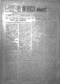 Portada:El intruso. Diario Joco-serio netamente independiente. Tomo X, núm. 964, domingo 12 de octubre de 1924