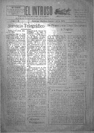 Portada:El intruso. Diario Joco-serio netamente independiente. Tomo X, núm. 979, jueves 30 de octubre de 1924