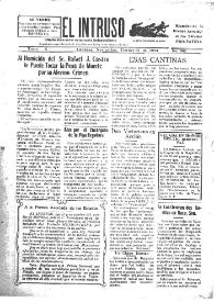 Portada:El intruso. Diario Joco-serio netamente independiente. Tomo X, núm. 991, viernes 14 de noviembre de 1924