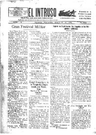 Portada:El intruso. Diario Joco-serio netamente independiente. Tomo X, núm. 998, sábado 22 de noviembre de 1924