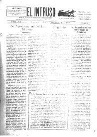 Portada:El intruso. Diario Joco-serio netamente independiente. Tomo XII, núm. 1110, viernes 3 de abril de 1925