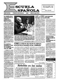 Escuela española. Año XLVII, núm. 2853, 26 de febrero de 1987