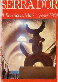 Portada:Serra d'Or. Any XI, núm. 112, gener 1969