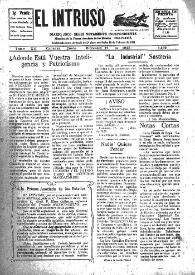 Portada:El intruso. Diario Joco-serio netamente independiente. Tomo XII, núm. 1169, miércoles 17 de junio de 1925