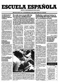 Escuela española. Año XLIX, núm. 2942, 26 de enero de 1989