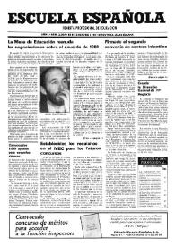 Escuela española. Año L, núm. 2987, 18 de enero de 1990