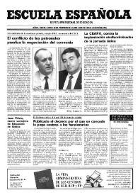 Escuela española. Año L, núm. 2990, 8 de febrero de 1990