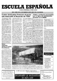 Escuela española. Año L, núm. 2992, 22 de febrero de 1990