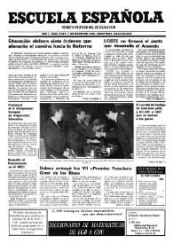 Escuela española. Año L, núm. 2993, 1 de marzo de 1990