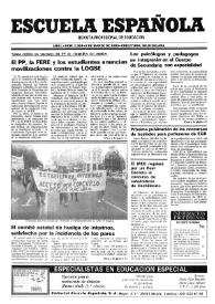 Escuela española. Año L, núm. 2994, 8 de marzo de 1990