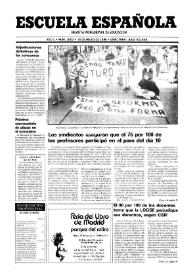 Portada:Escuela española. Año L, núm. 3003, 16 de mayo de 1990
