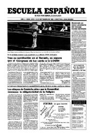 Portada:Escuela española. Año L, núm. 3016, 13 de septiembre de 1990