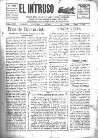 Portada:El intruso. Diario Joco-serio netamente independiente. Tomo XIII, núm. 1243, sábado 12 de septiembre de 1925