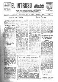 Portada:El intruso. Diario Joco-serio netamente independiente. Tomo XIII, núm. 1297, miércoles 18 de noviembre de 1925