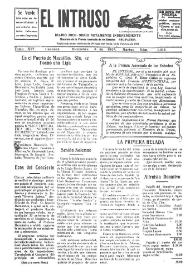 Portada:El intruso. Diario Joco-serio netamente independiente. Tomo XIV, núm. 1314, martes 8 de diciembre de 1925