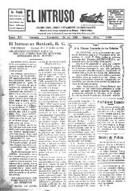 Portada:El intruso. Diario Joco-serio netamente independiente. Tomo XIV, núm. 1325, martes 22 de diciembre de 1925