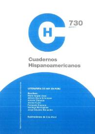 Portada:Cuadernos Hispanoamericanos. Núm. 730, abril 2011