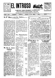 Portada:El intruso. Diario Joco-serio netamente independiente. Tomo XIV, núm. 1365, martes 9 de febrero de 1926