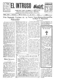 Portada:El intruso. Diario Joco-serio netamente independiente. Tomo XIV, núm. 1385, jueves 4 de marzo de 1926