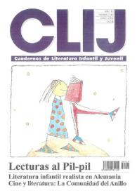 Portada:CLIJ. Cuadernos de literatura infantil y juvenil. Año 15, núm. 149, mayo 2002