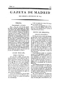 Portada:Gazeta de Madrid. 1809. Núm. 70, 11 de marzo de 1809