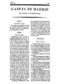 Gazeta de Madrid. 1809. Núm. 202, 21 de julio de 1809 | Biblioteca Virtual Miguel de Cervantes