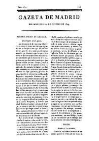 Portada:Gazeta de Madrid. 1809. Núm. 285, 11 de octubre de 1809