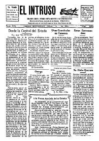 Portada:El intruso. Diario Joco-serio netamente independiente. Tomo XVI, núm. 1541, sábado 4 de septiembre de 1926