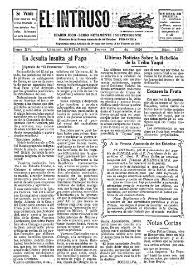 Portada:El intruso. Diario Joco-serio netamente independiente. Tomo XVI, núm. 1556, jueves 23 de septiembre de 1926