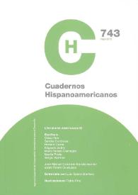 Portada:Cuadernos Hispanoamericanos. Núm. 743, mayo 2012
