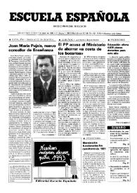 Escuela española. Año LIII, núm. 3126, 7 de enero de 1993