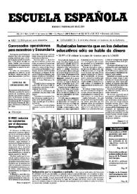 Escuela española. Año LIII, núm. 3134, 4 de marzo de 1993