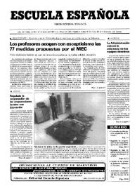 Escuela española. Año LIV, núm. 3175, 27 de enero de 1994