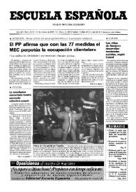 Escuela española. Año LIV, núm. 3177, 10 de febrero de 1994