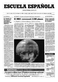 Escuela española. Año LIV, núm. 3179, 24 de febrero de 1994