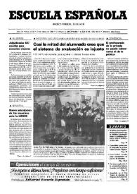 Portada:Escuela española. Año LIV, núm. 3183, 24 de marzo de 1994