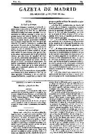 Portada:Gazeta de Madrid. 1810. Núm. 164, 13 de junio de 1810