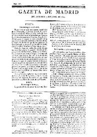 Portada:Gazeta de Madrid. 1810. Núm. 168, 17 de junio de 1810