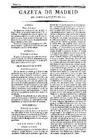 Portada:Gazeta de Madrid. 1810. Núm. 175, 24 de junio de 1810