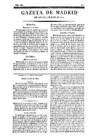 Gazeta de Madrid. 1810. Núm. 188, 7 de julio de 1810 | Biblioteca Virtual Miguel de Cervantes